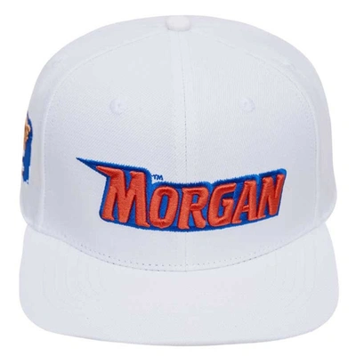 Pro Standard White Morgan State Bears  Evergreen Wool Snapback Hat