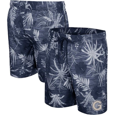 Colosseum Navy Georgetown Hoyas What Else Is New Swim Shorts