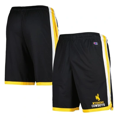 Champion Black Wyoming Cowboys Basketball Shorts