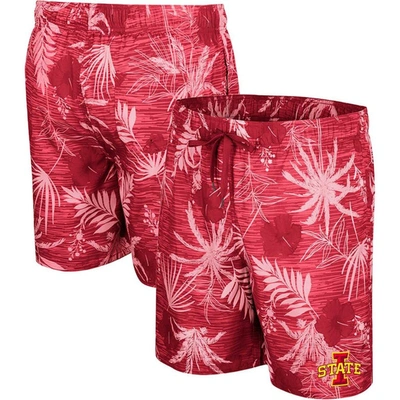 Colosseum Cardinal Iowa State Cyclones What Else Is New Swim Shorts