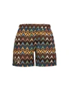 Pleasures Jacquard Patterned Bermuda Shorts In Multicolor