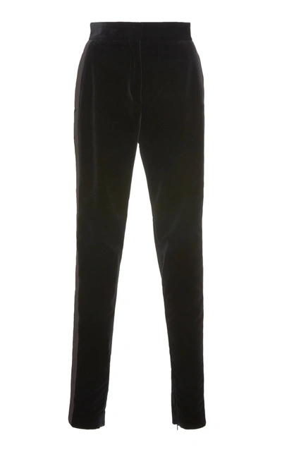 Dundas Skinny Tux Trousers In Black