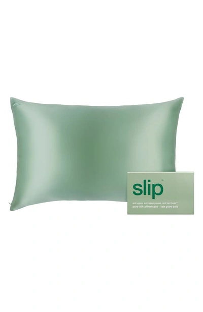 Slip Pure Silk Pillowcase In Pistachio