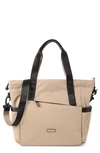 Hedgren Galactic Water Repellent Tote Bag In Stone Beige