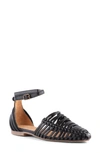 Seychelles Trinket Ankle Strap Flat In Black