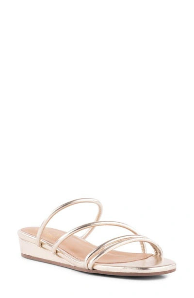 Shop Seychelles Rock Candy Wedge Sandal In Platinum