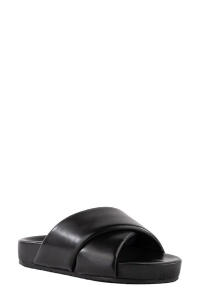 Seychelles Heartfelt Crisscross Slide Sandal In Black