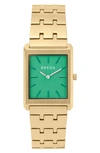 Breda Virgil Bracelet Watch, 26mm In Green/gold