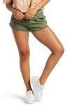 Roxy Scenic Route Drawstring Shorts In Deep Lichen Green