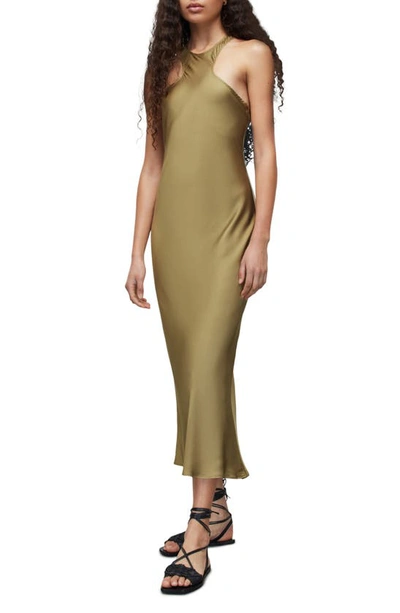 green dress philippines Green Satin Prom Dresses with Beaded Corset & Elegant Necklines – SS367 –  Viniodress main image 1
