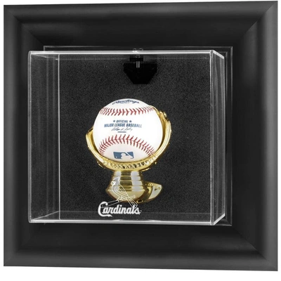 Fanatics Authentic St. Louis Cardinals Black Framed Wall-mounted Logo Baseball Display Case