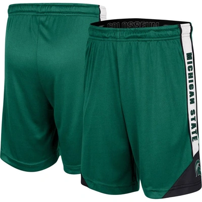 Colosseum Kids' Youth  Green Michigan State Spartans Haller Shorts
