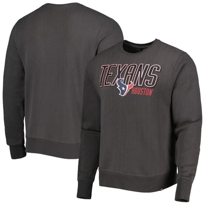 47 ' Charcoal Houston Texans Locked In Headline Pullover Sweatshirt