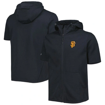 Levelwear Black San Francisco Giants Recruit Full-zip Hoodie