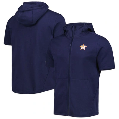 Levelwear Navy Houston Astros Recruit Full-zip Hoodie