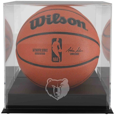 Fanatics Authentic Memphis Grizzlies Black Base Team Logo Basketball Display Case With Mirrored Back