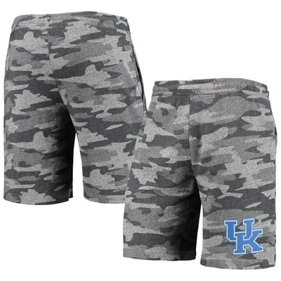 Concepts Sport Charcoal/gray Kentucky Wildcats Camo Backup Terry Jam Lounge Shorts