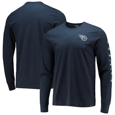 47 ' Navy Tennessee Titans Franklin Long Sleeve T-shirt