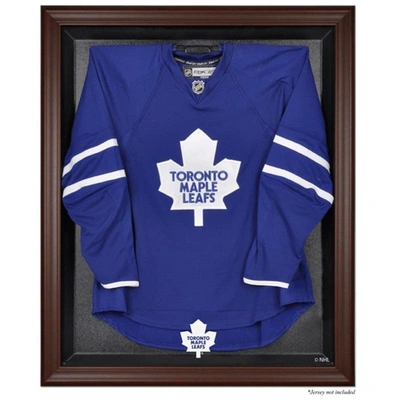 Fanatics Authentic Toronto Maple Leafs (1970-2016) Brown Framed Logo Jersey Display Case