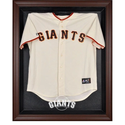Fanatics Authentic San Francisco Giants Brown Framed Logo Jersey Display Case