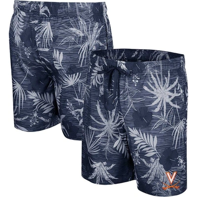 Colosseum Navy Virginia Cavaliers What Else Is New Swim Shorts
