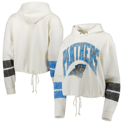 47 Brand '47 Oatmeal Carolina Panthers Harper Pullover Hoodie
