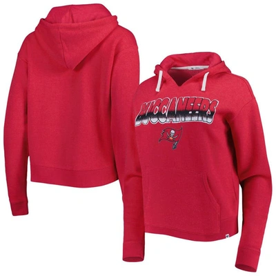 47 ' Red Tampa Bay Buccaneers Colour Rise Kennedy Notch Neck Pullover Hoodie