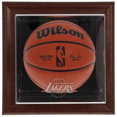 Fanatics Authentic Los Angeles Lakers Brown Framed Wall-mountable Team Logo Basketball Display Case