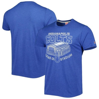 Homage Royal Indianapolis Colts Stadium Tri-blend T-shirt