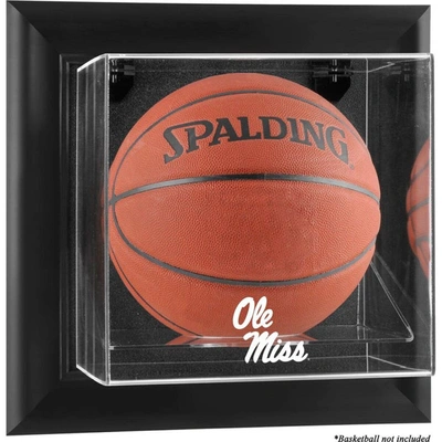 Fanatics Authentic Ole Miss Rebels Black Framed Logo Wall-mountable Basketball Display Case