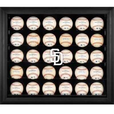 Fanatics Authentic San Diego Padres Logo Black Framed 30-ball Display Case