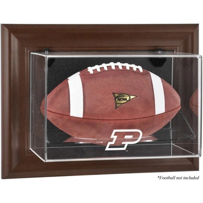 Fanatics Authentic Purdue Boilermakers Brown Framed Wall-mountable Football Display Case
