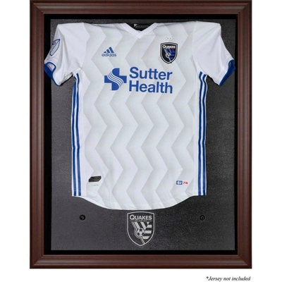 Fanatics Authentic San Jose Earthquakes Framed Brown Team Logo Jersey Display Case