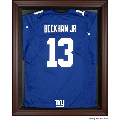 Fanatics Authentic New York Giants Brown Framed Logo Jersey Display Case