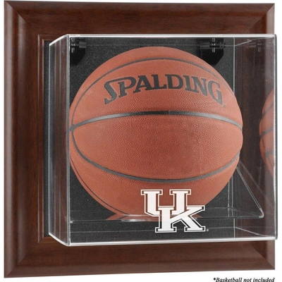 Fanatics Authentic Kentucky Wildcats Brown Framed Wall-mountable Basketball Display Case