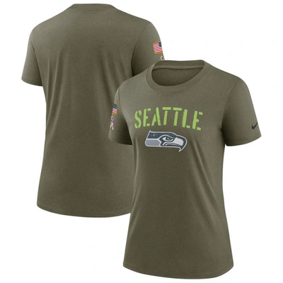 Nike Olive Seattle Seahawks 2022 Salute To Service Legend T-shirt
