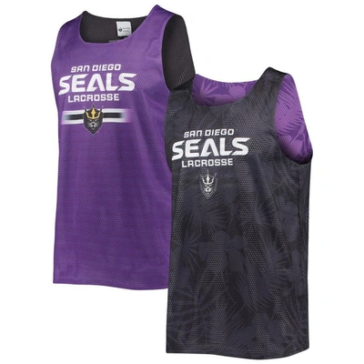 Foco Purple/black San Diego Seals Reversible Mesh Tank Top