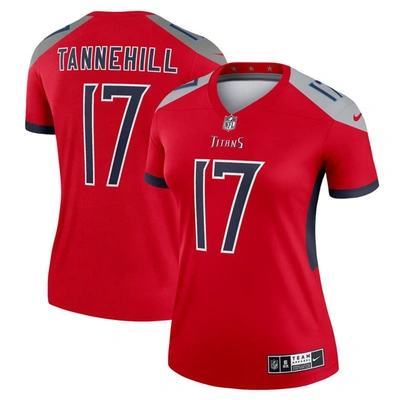 Nike Ryan Tannehill Red Tennessee Titans Inverted Legend Jersey