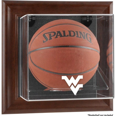 Fanatics Authentic West Virginia Mountaineers Brown Framed Wall-mountable Basketball Display Case