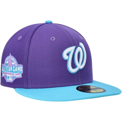 New Era Purple Washington Nationals Vice 59fifty Fitted Hat