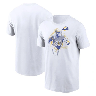 Nike Aaron Donald White Los Angeles Rams Player Graphic T-shirt