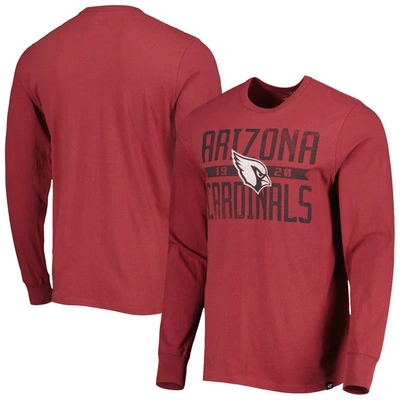 47 ' Cardinal Arizona Cardinals Brand Wide Out Franklin Long Sleeve T-shirt
