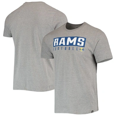 47 ' Gray Los Angeles Rams Major Super Rival T-shirt