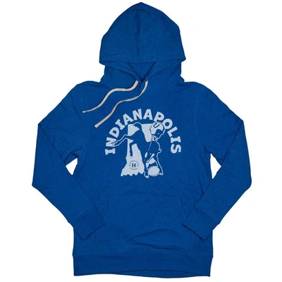 Homefield Royal Indianapolis Colts Tri-blend Pullover Hoodie