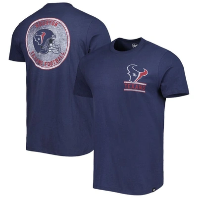 47 ' Navy Houston Texans Open Field Franklin T-shirt