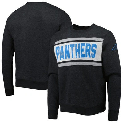 47 ' Heathered Black Carolina Panthers Bypass Tribeca Pullover Sweatshirt