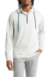 Swannies Vandyke Half Zip Hoodie In Glacier-jasper