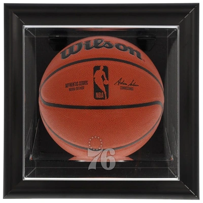 Fanatics Authentic Philadelphia 76ers Black Framed Wall-mounted Team Logo Basketball Display Case