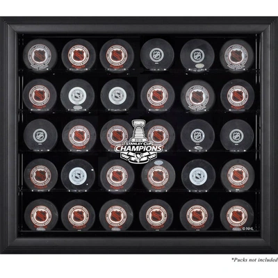Fanatics Authentic Pittsburgh Penguins 2016 Stanley Cup Champions Black Framed 30-puck Logo Display Case