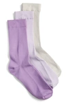 Nordstrom Rack Assorted Trouser Socks In Purple Petal Multi